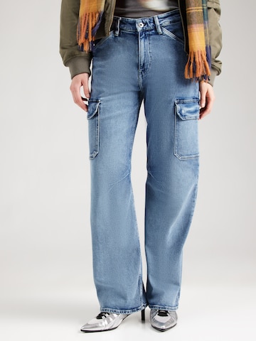 Wide leg Pantaloni eleganți 'Eve' de la G-STAR pe albastru: față