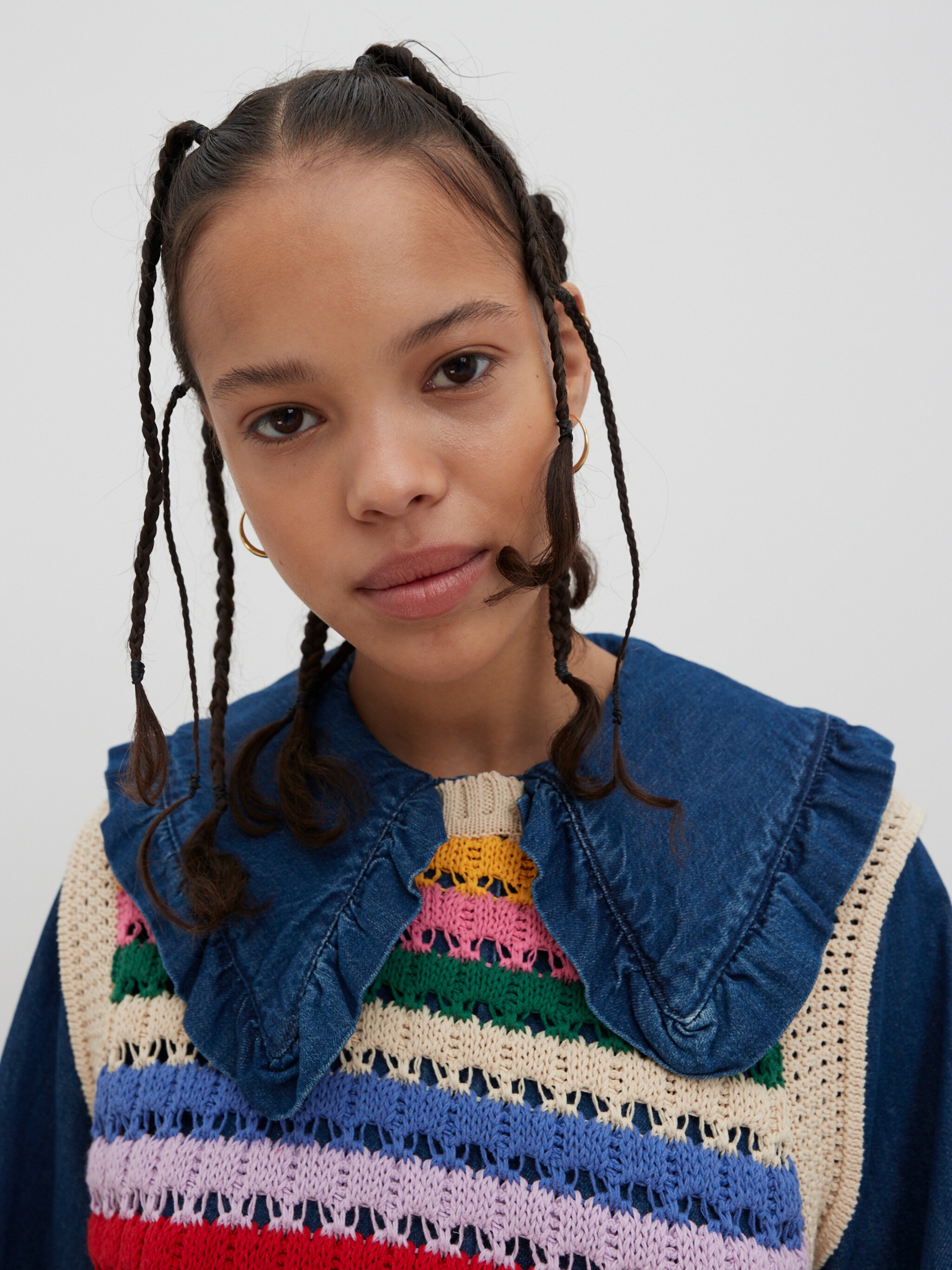 EDITED Producten Blouse 'Paz' Donkerblauw