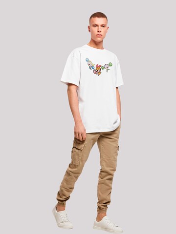 F4NT4STIC Shirt 'Powerpuff Girls Cheerleaders' in White