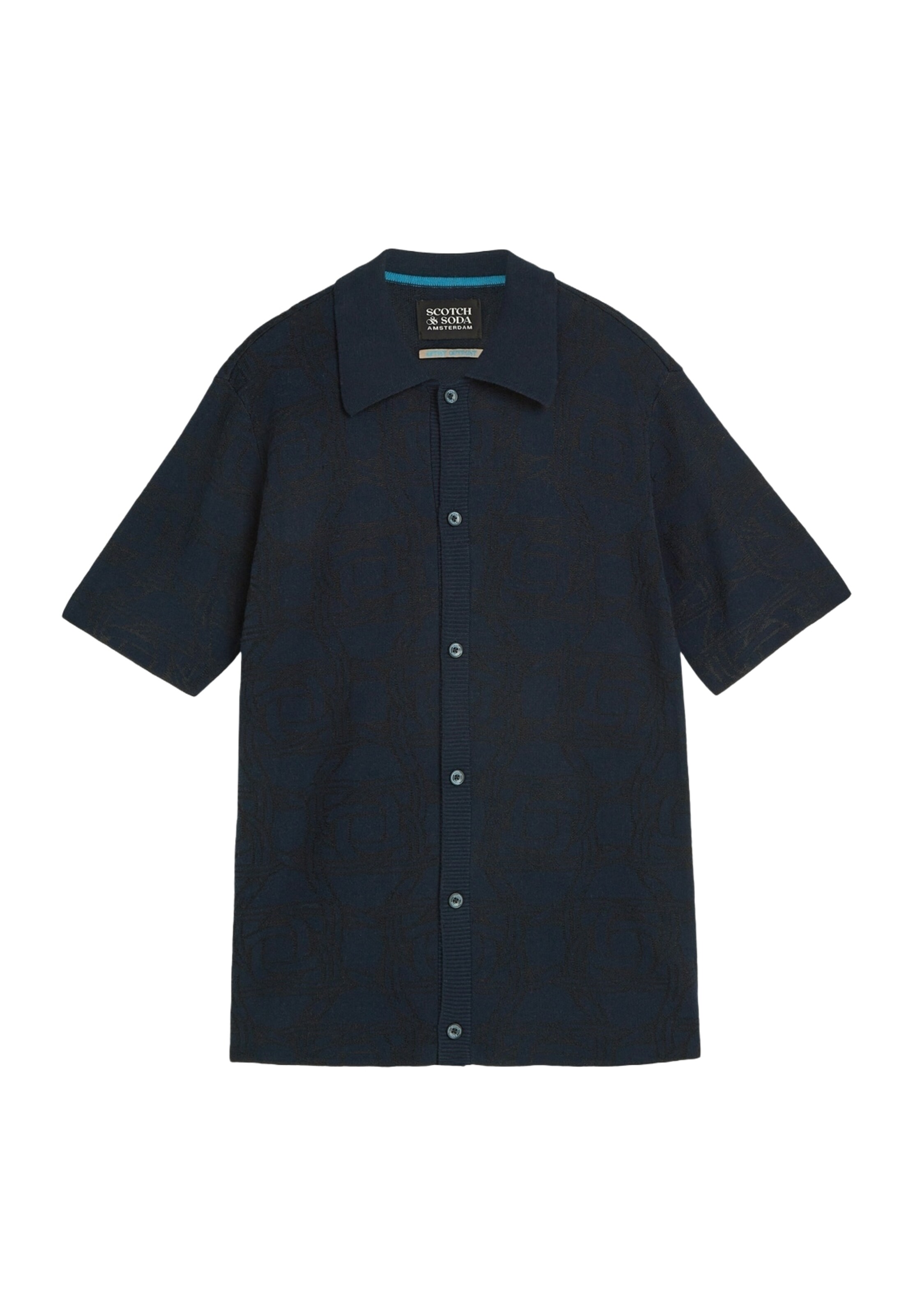 SCOTCH & SODA Pletena jopa | modra barva: sprednja stran