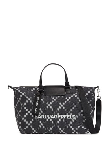 Karl Lagerfeld - Bolsa de fin de semana en gris: frente