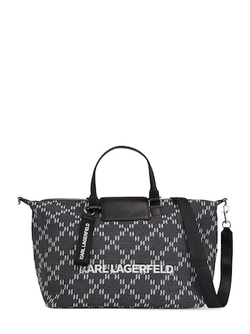 Karl Lagerfeld Дорожная сумка в Серый: спереди