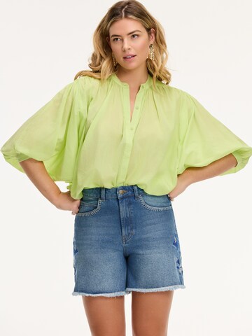 Shiwi Blouse 'EVELYN' in Green: front