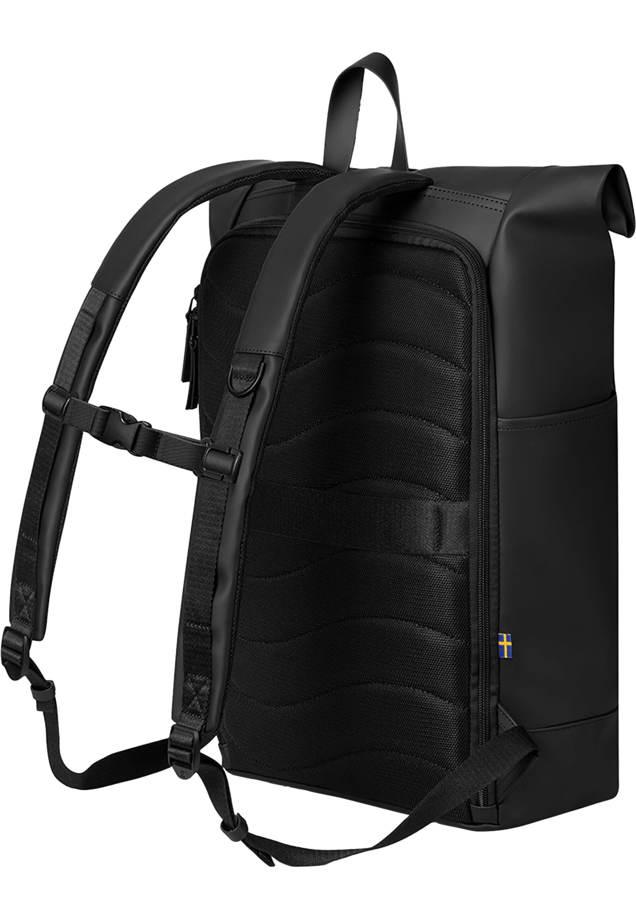 Gaston Luga Backpack 'Spläsh Rolltop' in Black