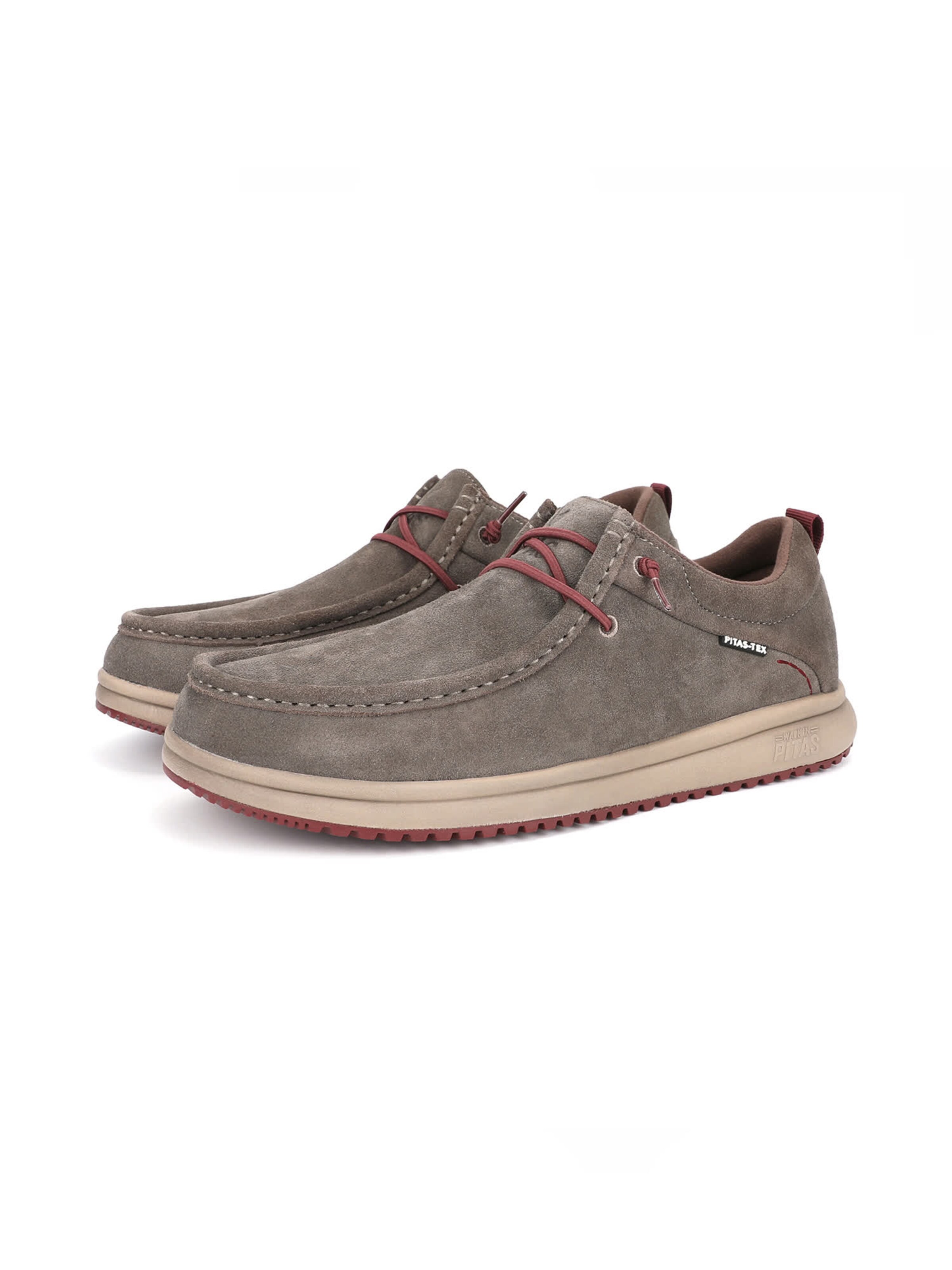 Walk In Pitas Moccasin 'Osaka' in Grey: front