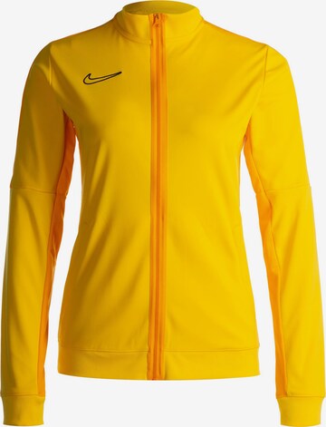 NIKE Sportsweatjacke 'Academy 23' in Gelb: predná strana