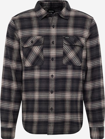 Brixton - Ajuste regular Camisa 'BOWERY' en gris: frente