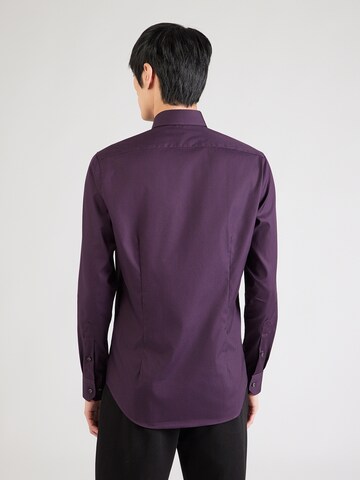 Michael Kors Слим Рубашка в Лиловый: сзади