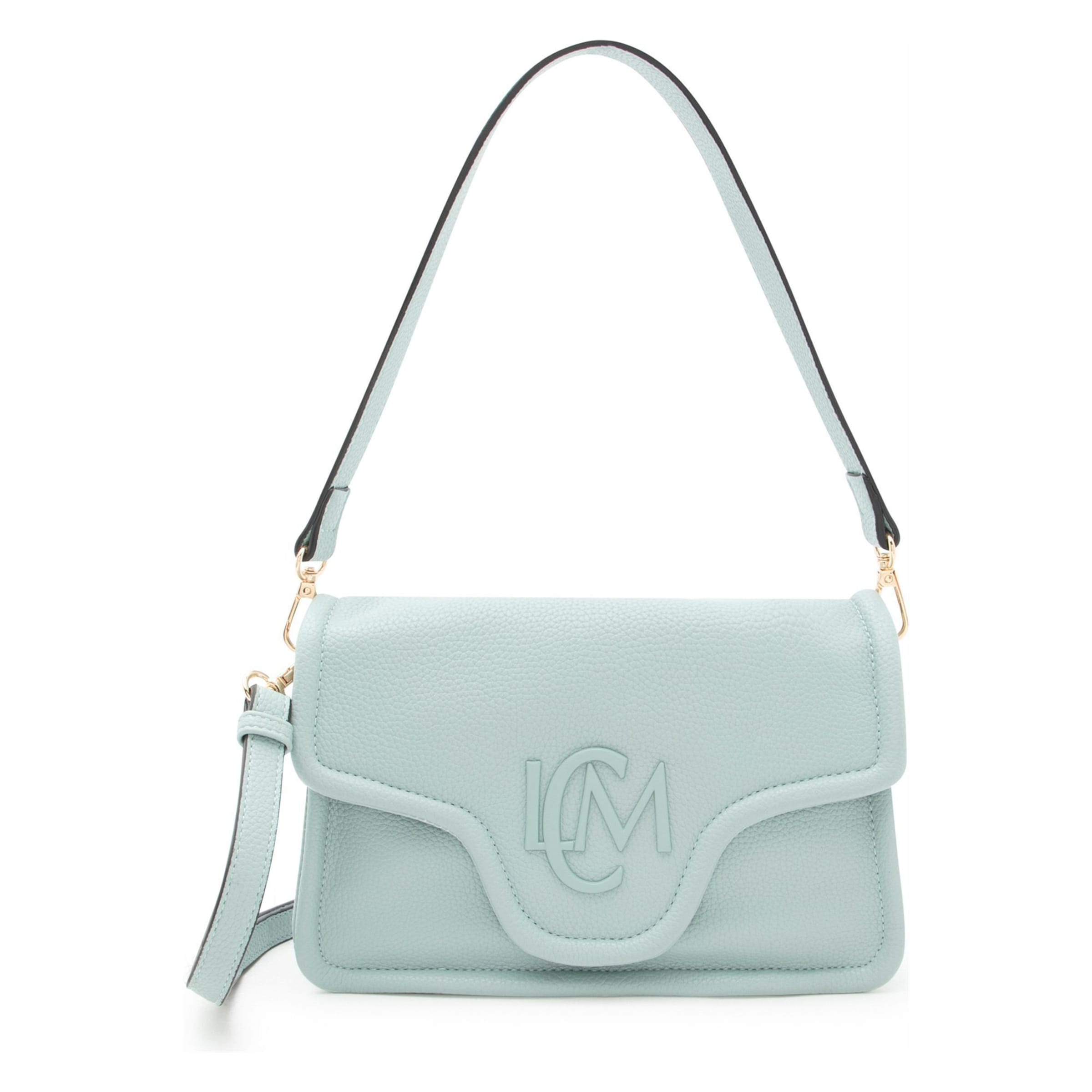 Borsa a spalla 'Rhonda ' di L.CREDI in blu: frontale