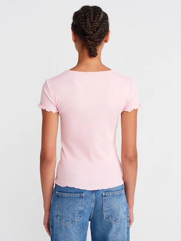 T-shirt Dilvin en rose