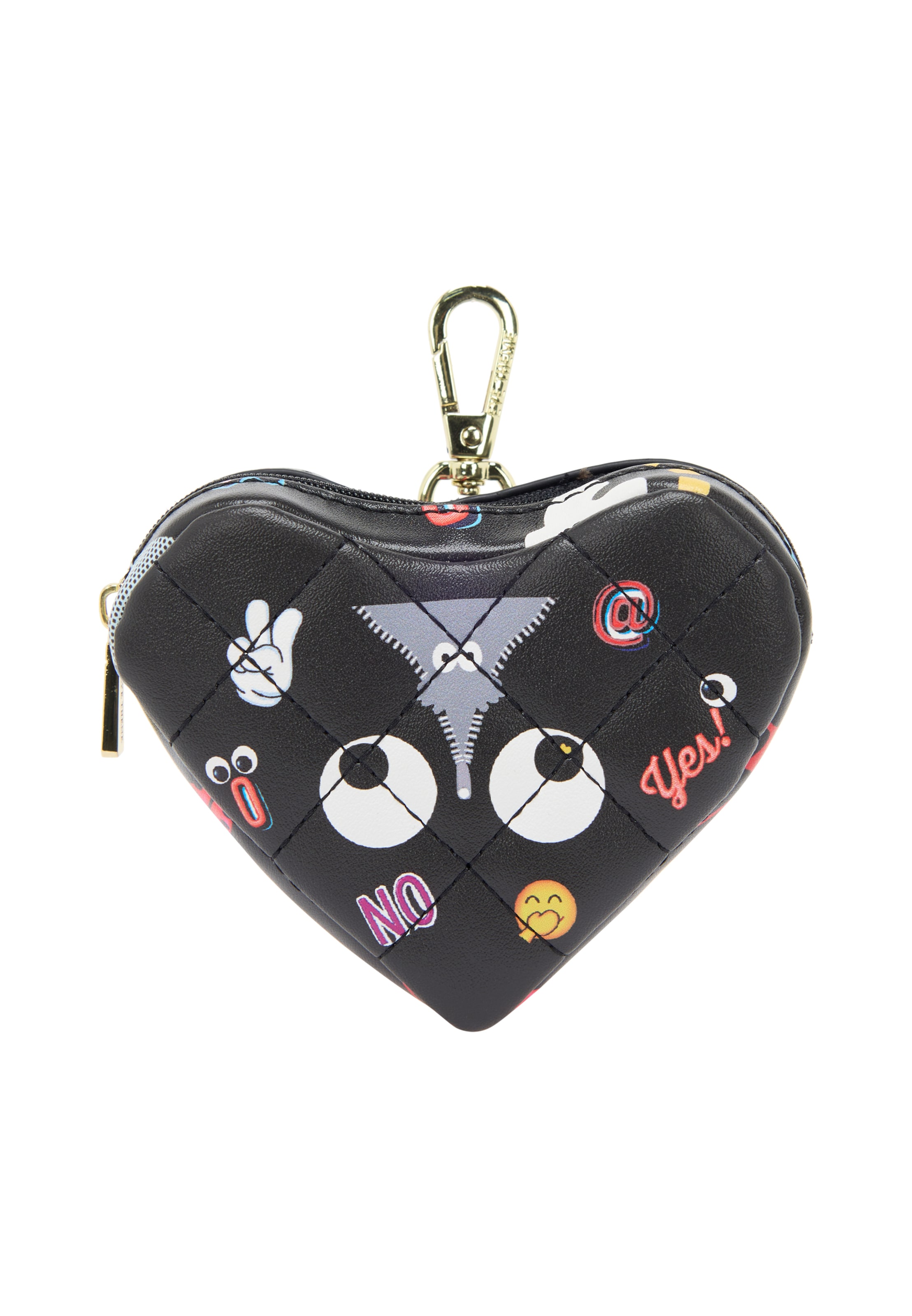 MYMO Nyckelring 'Pop Eyetheme' i svart: framsida