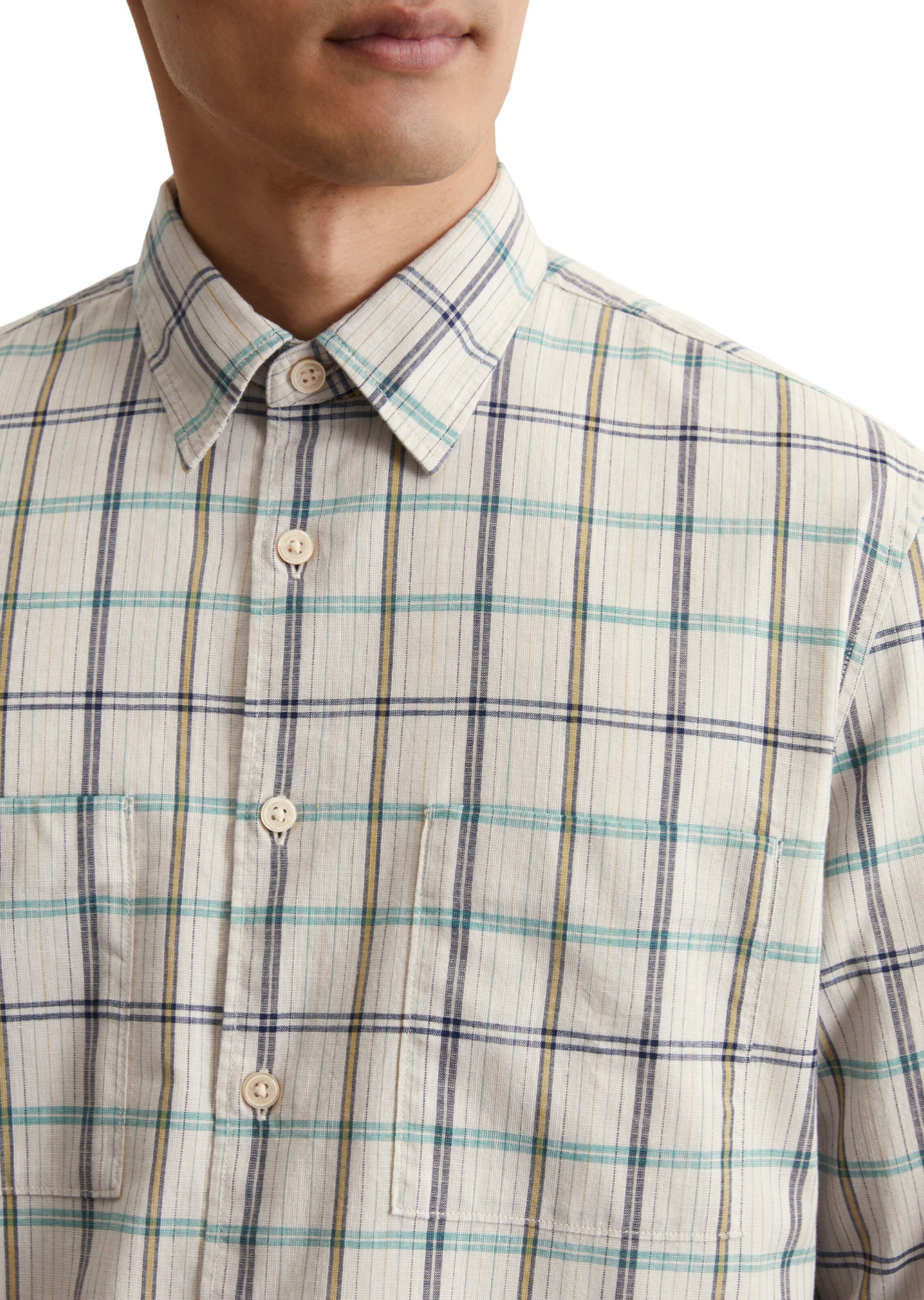 Marc O'Polo Regular Fit Hemd in Grün