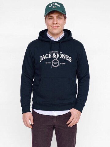 Jack & Jones Plus Sweatshirt 'JJJam' i blå: forside