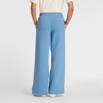 new balance Wide leg Broek 'Linear Heritage' in Blauw