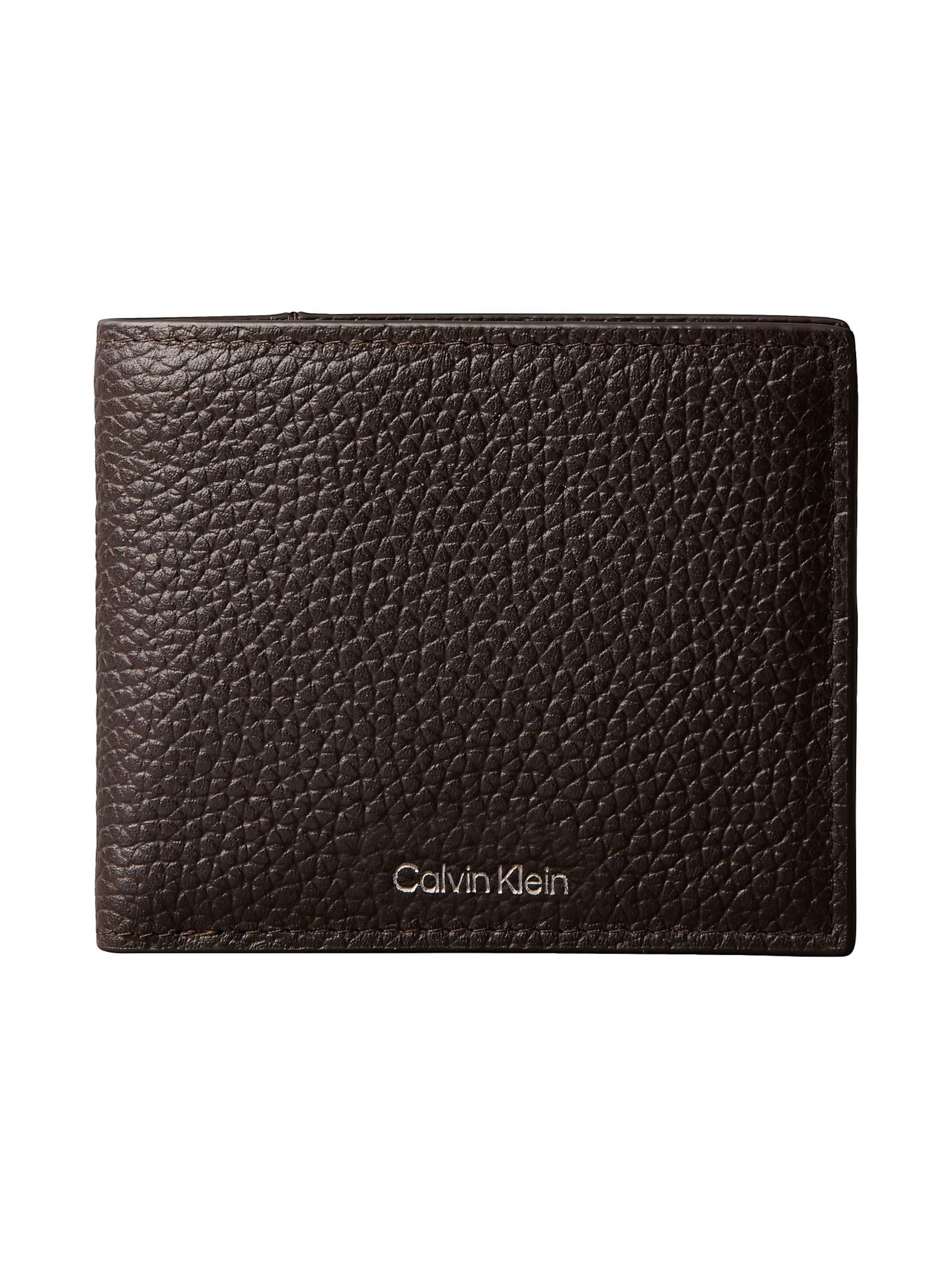 Calvin Klein Wallet in Brown: front