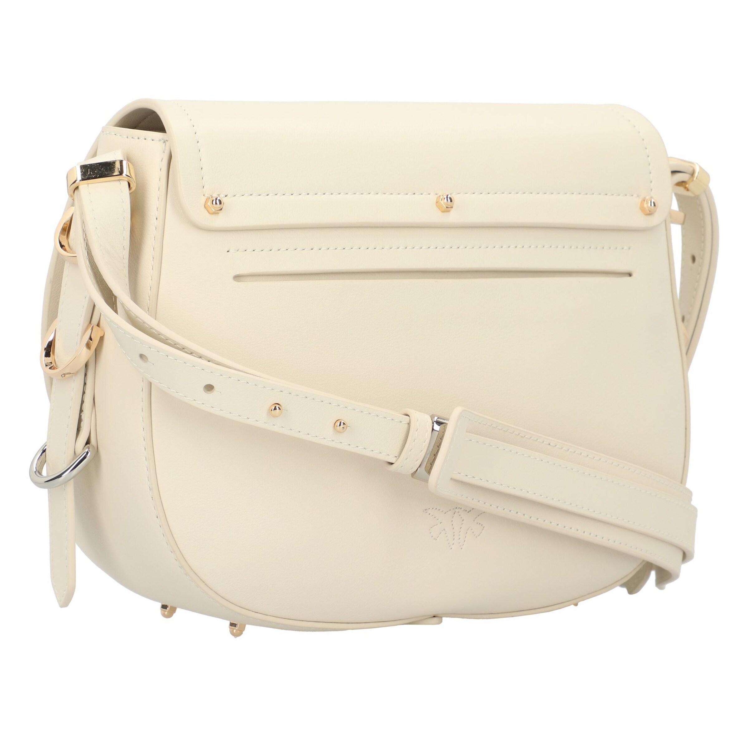 PINKO Crossbody bag 'Saddle' in White