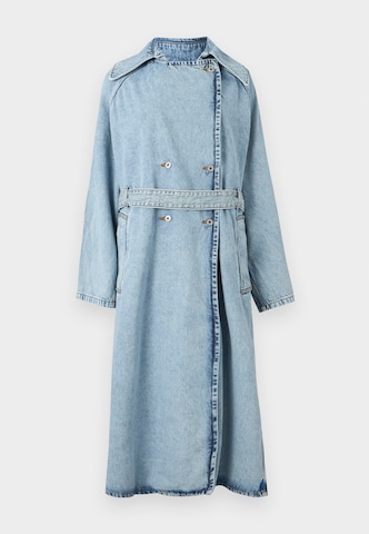 HUGO - Sobretudo meia-estação 'Garena_3_B' em azul: frente