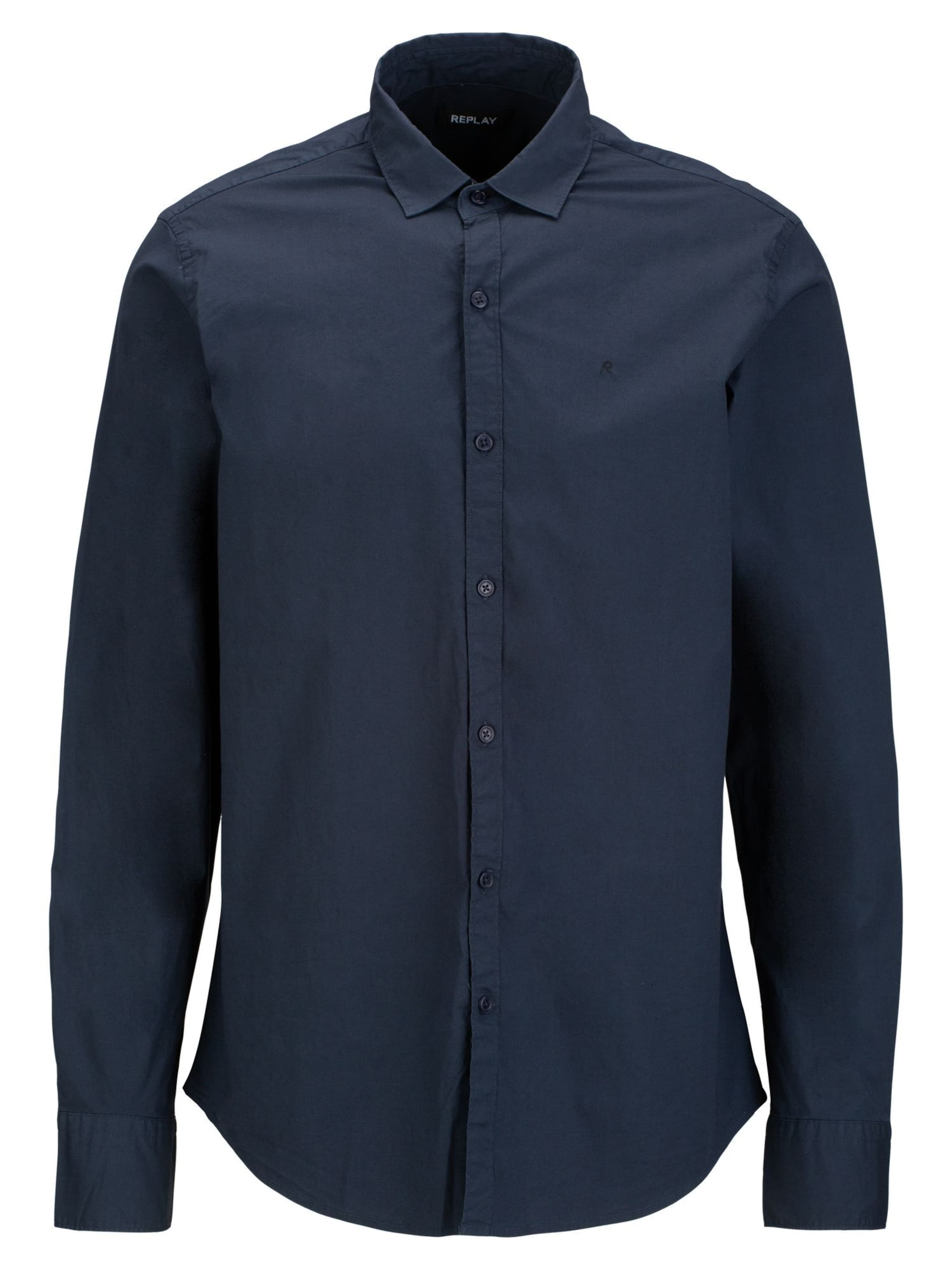 REPLAY Button Up Shirt in Night blue, Item view