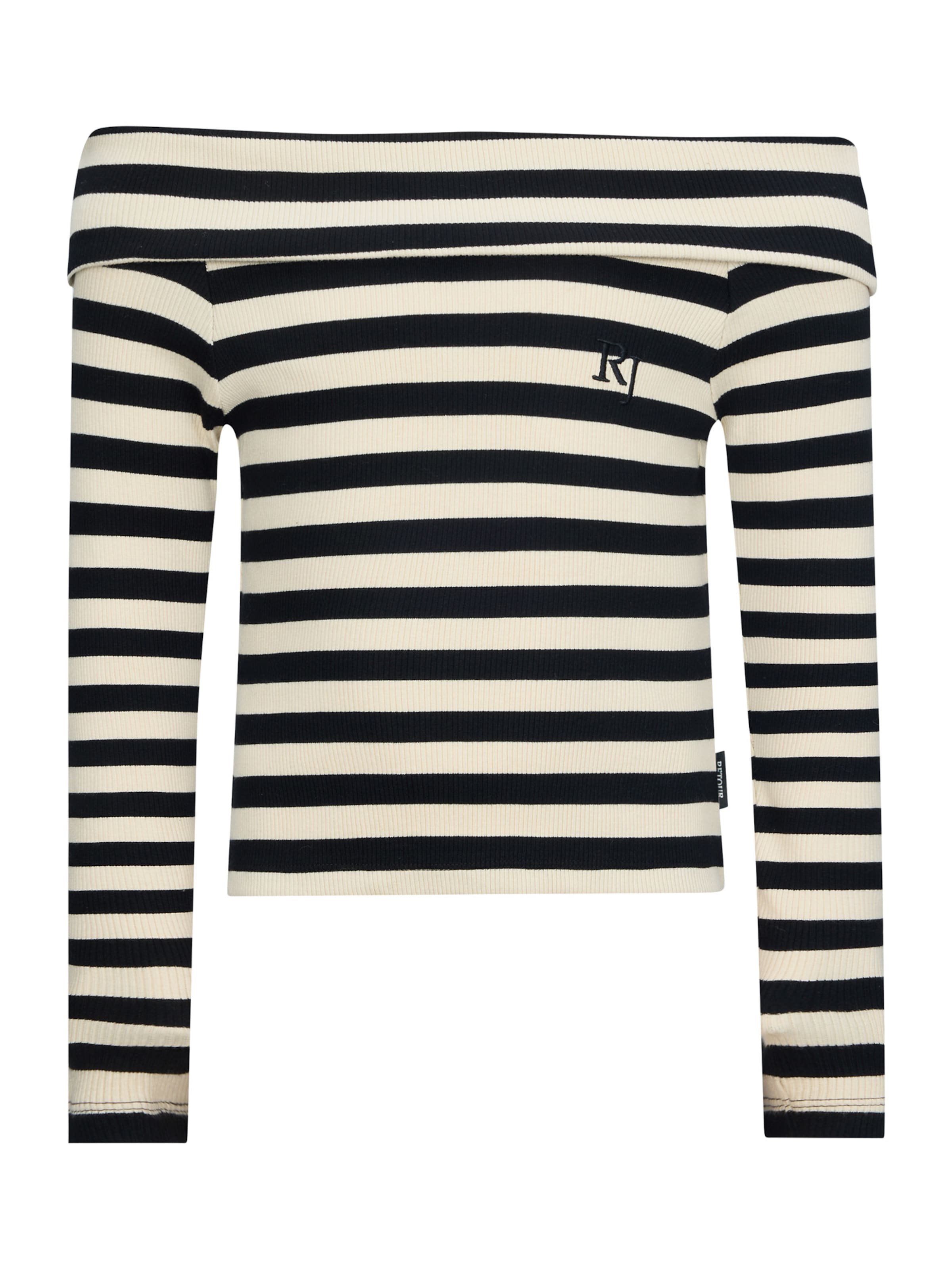 Retour Jeans Μπλουζάκι 'Esra' σε μαύρο: μπροστά