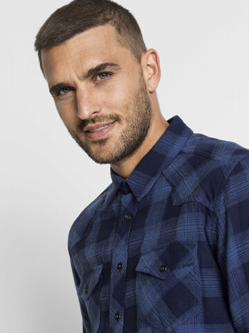 bonprix Regular Fit Hemd in Blau