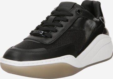 Calvin Klein - Zapatillas deportivas bajas en negro: frente