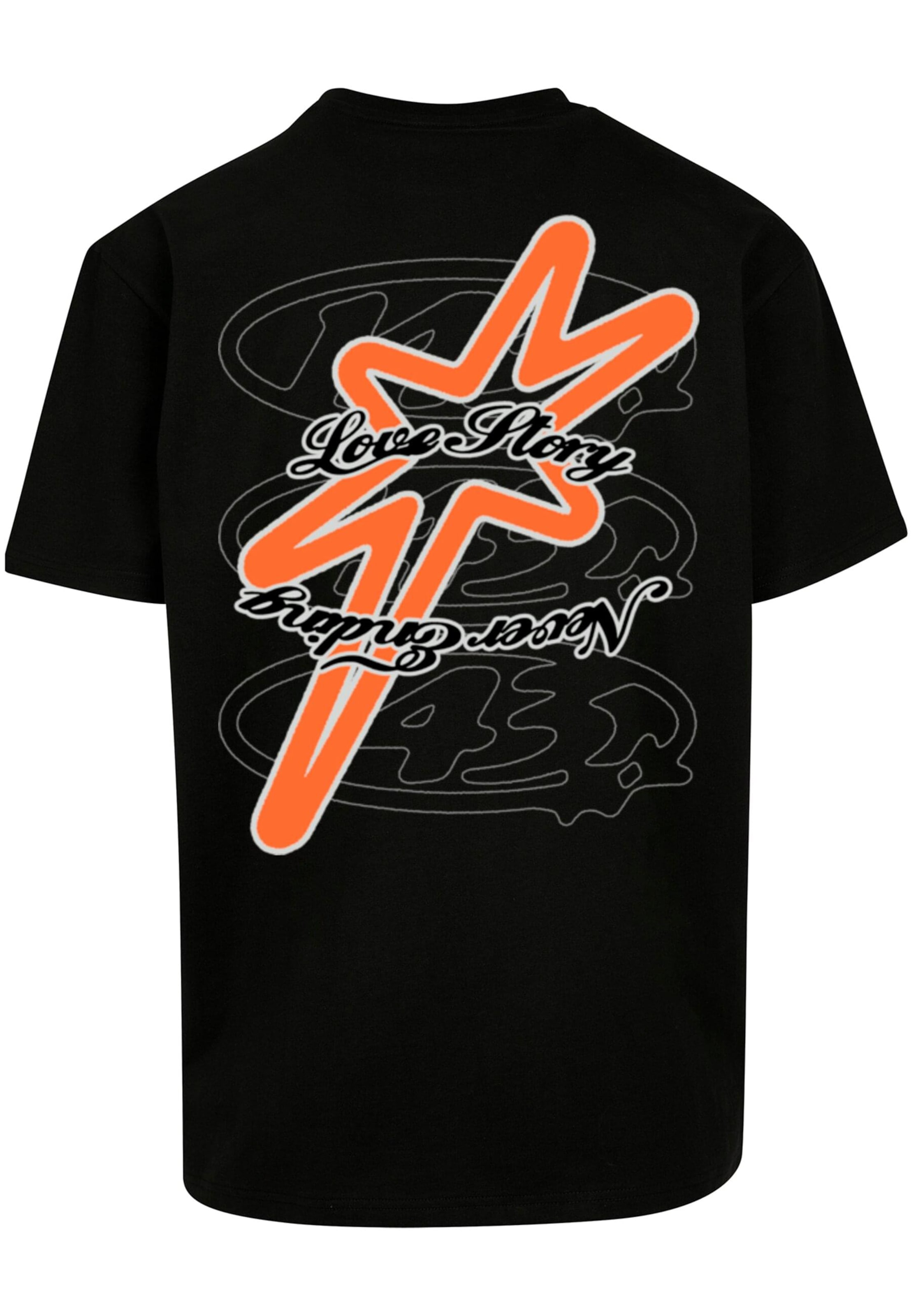 MT Upscale Koszulka 'Never ending...' w kolorze czarny