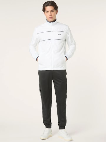 FILA - Sudadera con cremallera 'CASALE regular lightweight jacket' en blanco