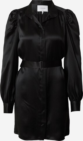 Robe-chemise 'GILLIAN' FRAME en noir : devant