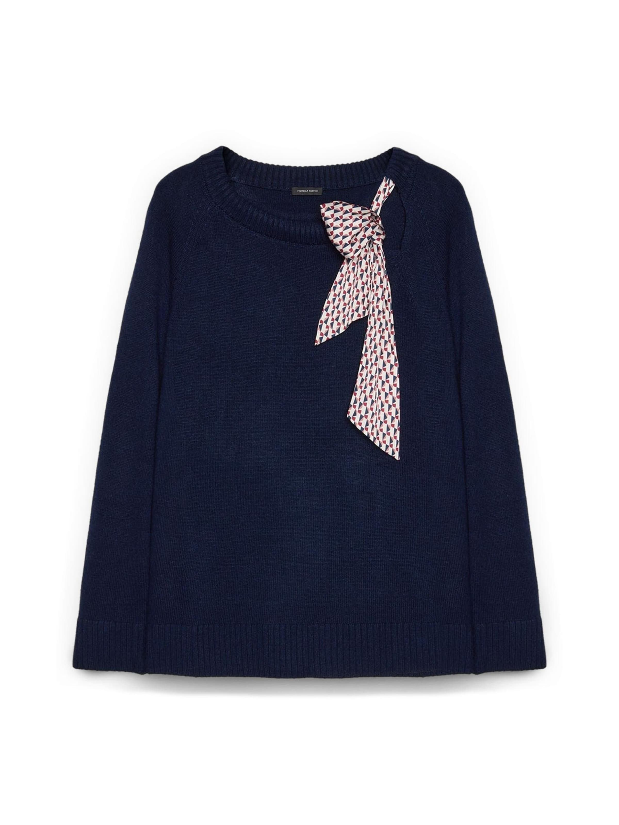 Fiorella Rubino Trui in Blauw: voorkant