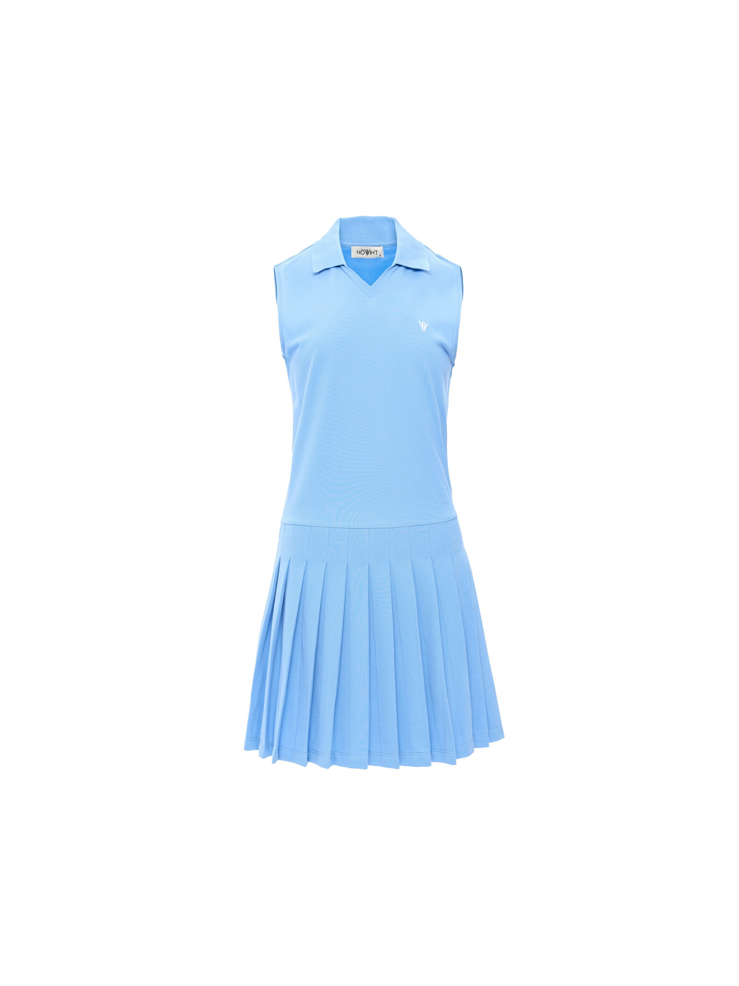 NOWIHT Jurk 'Allegra' in Blauw: voorkant