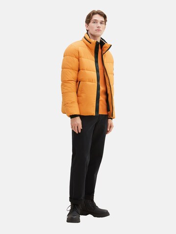 TOM TAILOR Prehodna jakna | oranžna barva