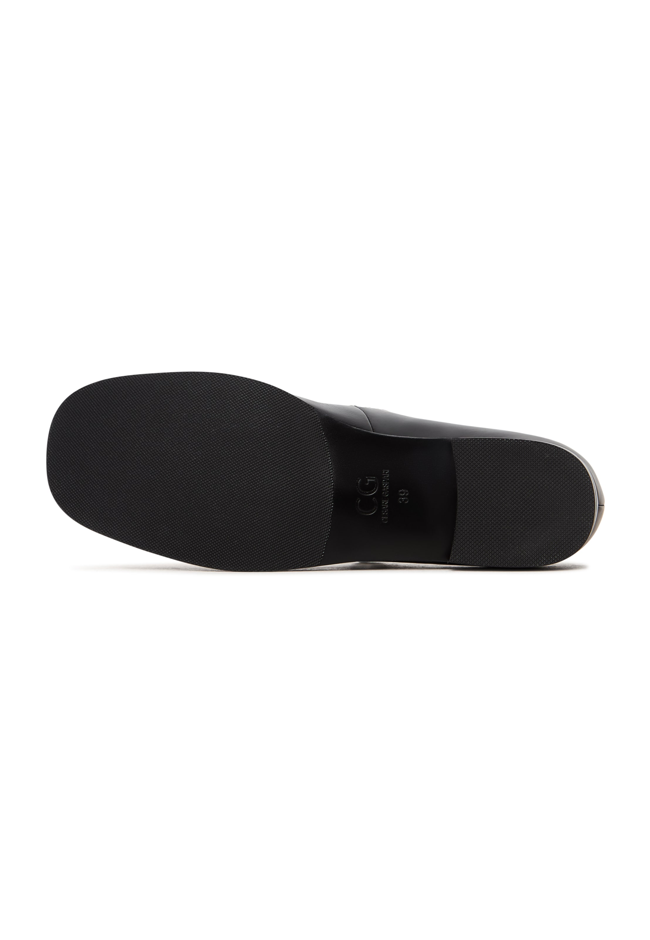CESARE GASPARI Strap ballerina in Black
