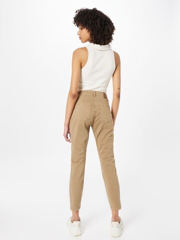 Coupe slim Pantalon 'Rich' MAC en beige