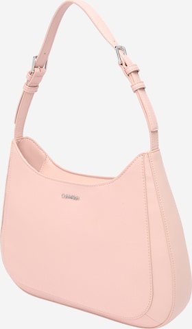 Calvin Klein - Bolso de hombro en rosa: frente