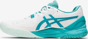 ASICS Athletic Shoes 'Gel Resolution 8' in White: front