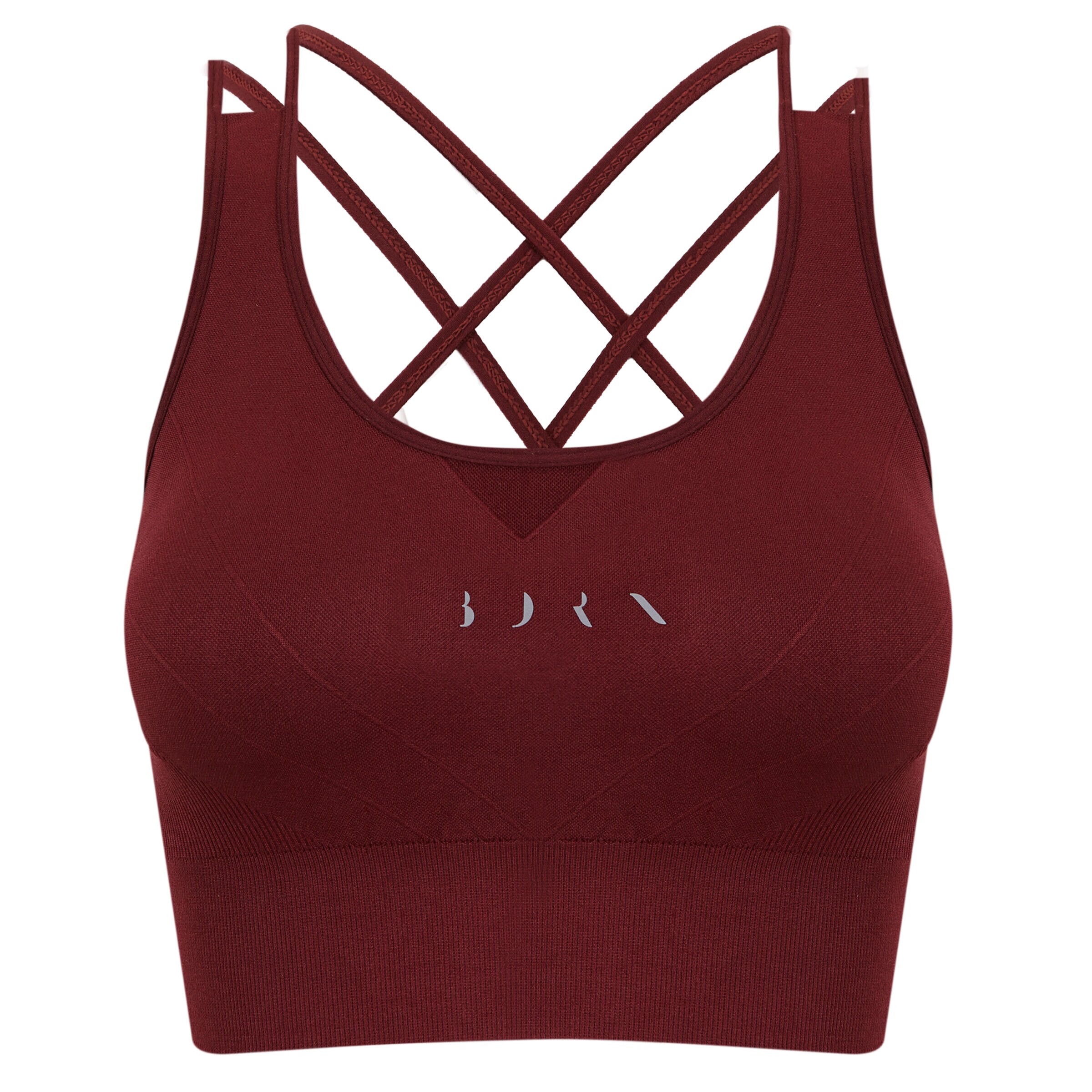 Born Living Yoga Sporttop ' Keren ' in de kleur Bordeaux, Productweergave