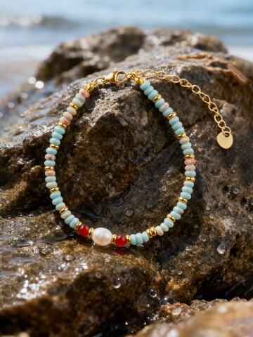 Nemomatheo Bracelet 'Farbtupfer aus Fernost' in Blue