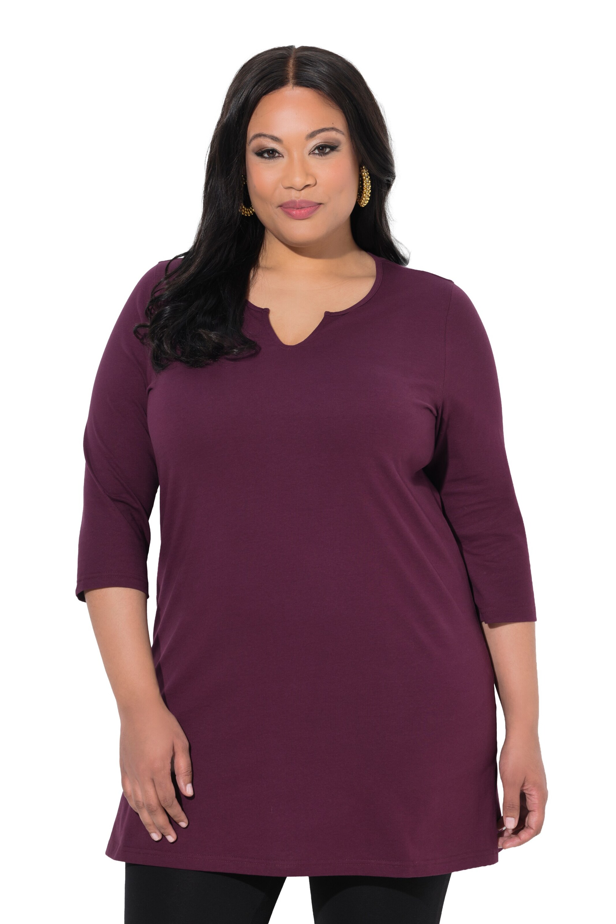 Ulla Popken Tunic in Purple: front
