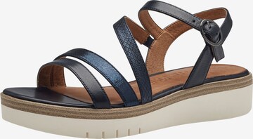 TAMARIS Sandals in Blue: front