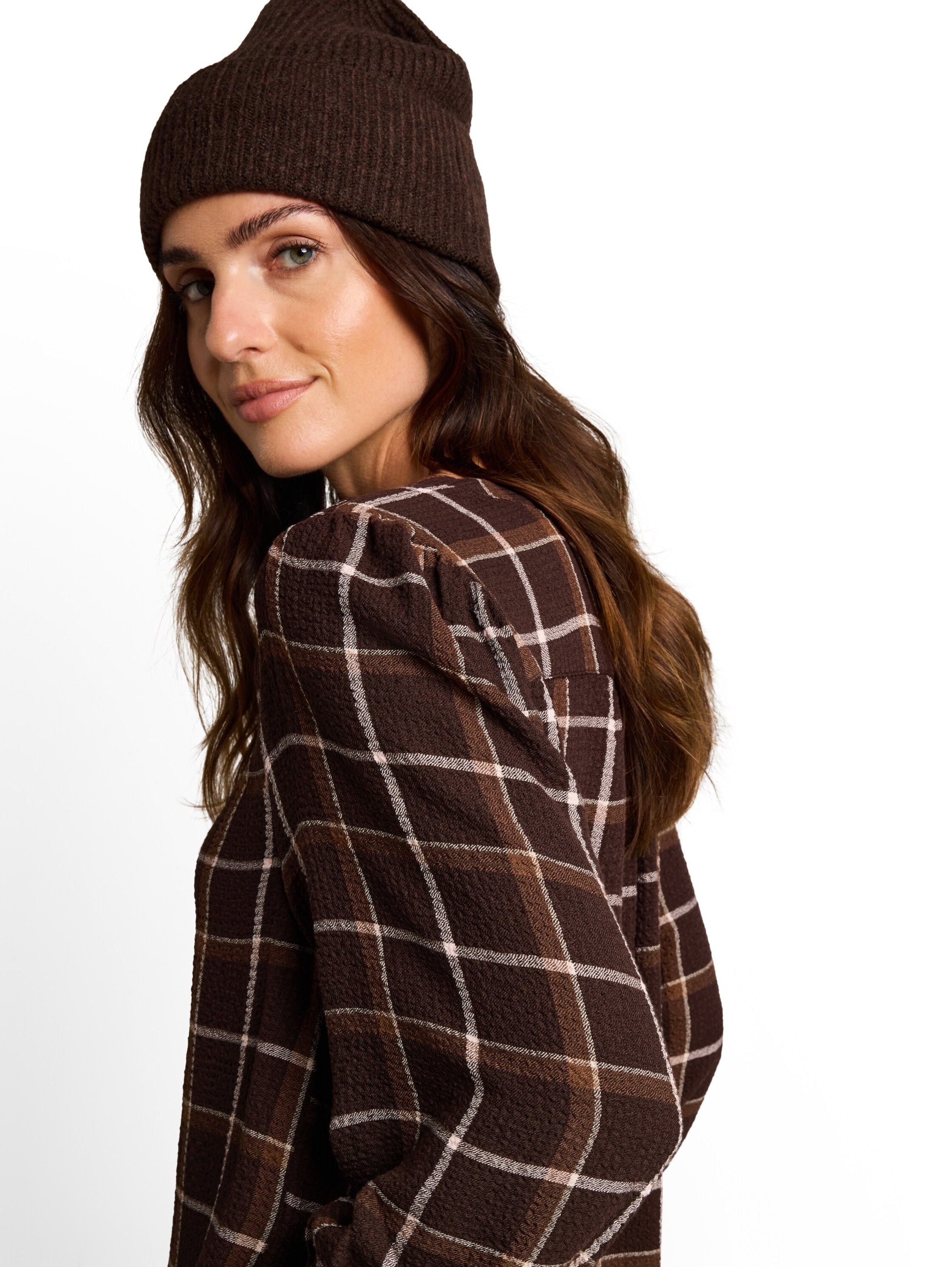 Chemisier TOM TAILOR en marron