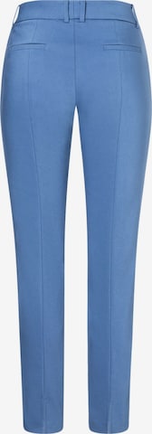 MORE & MORE Slimfit Broek in Blauw