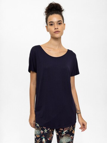 T-shirt Anou Anou en bleu : devant