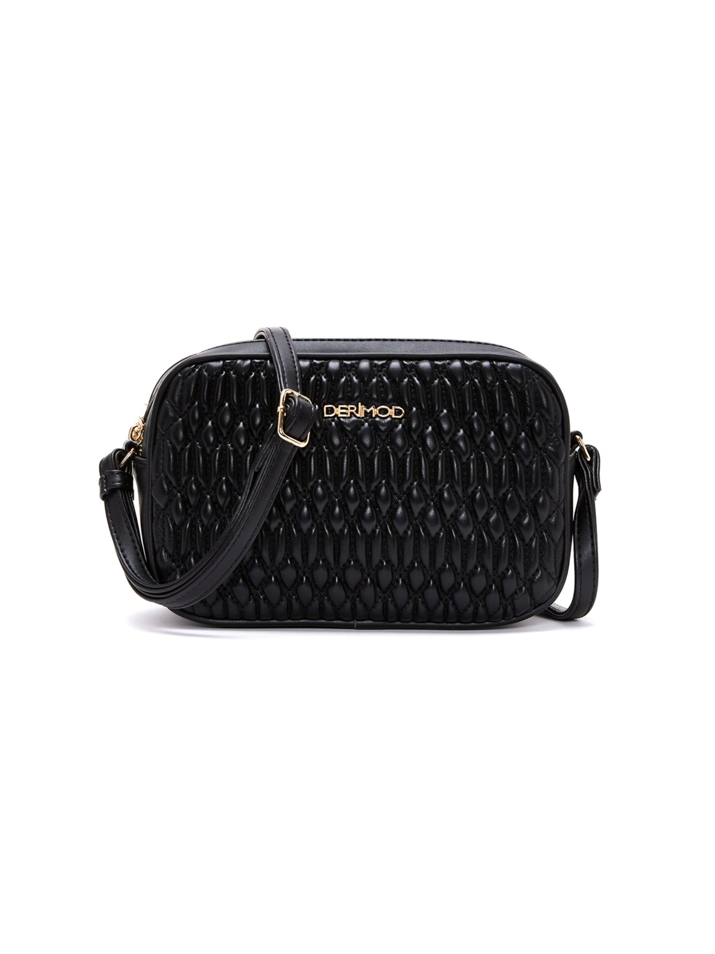 Derimod Umhängetasche in Schwarz: Vorderseite