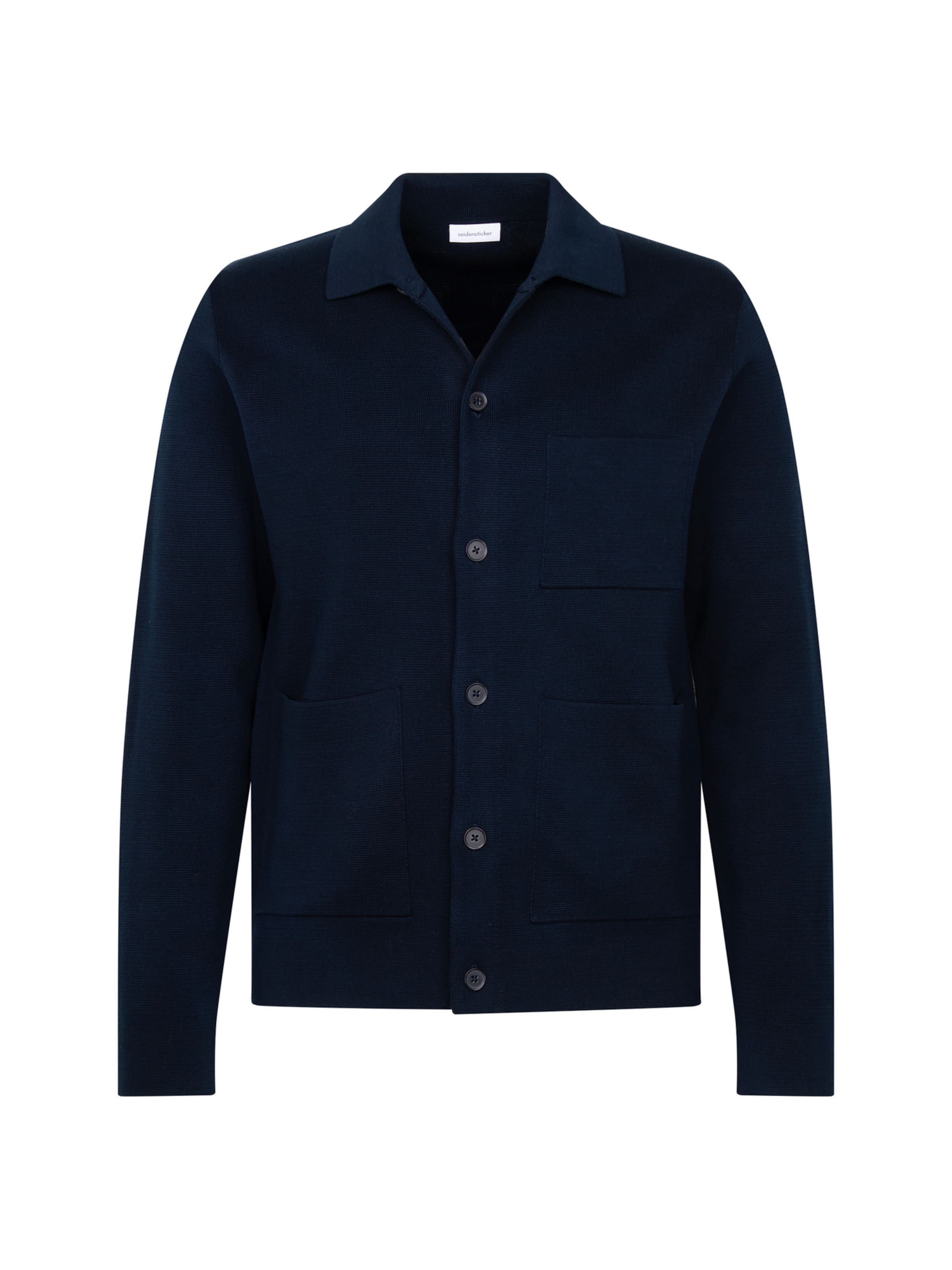 SEIDENSTICKER Strickjacke in Blau: Vorderseite