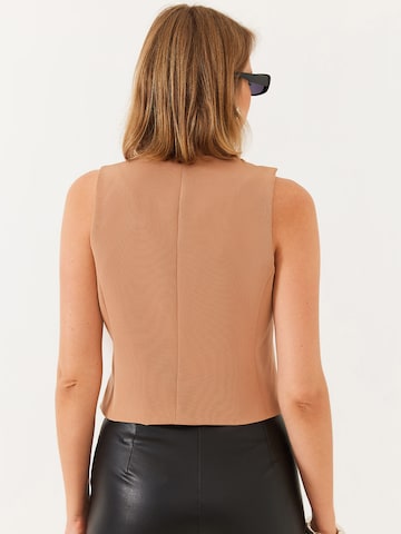 Vestă de costum de la Bianco Lucci pe bej