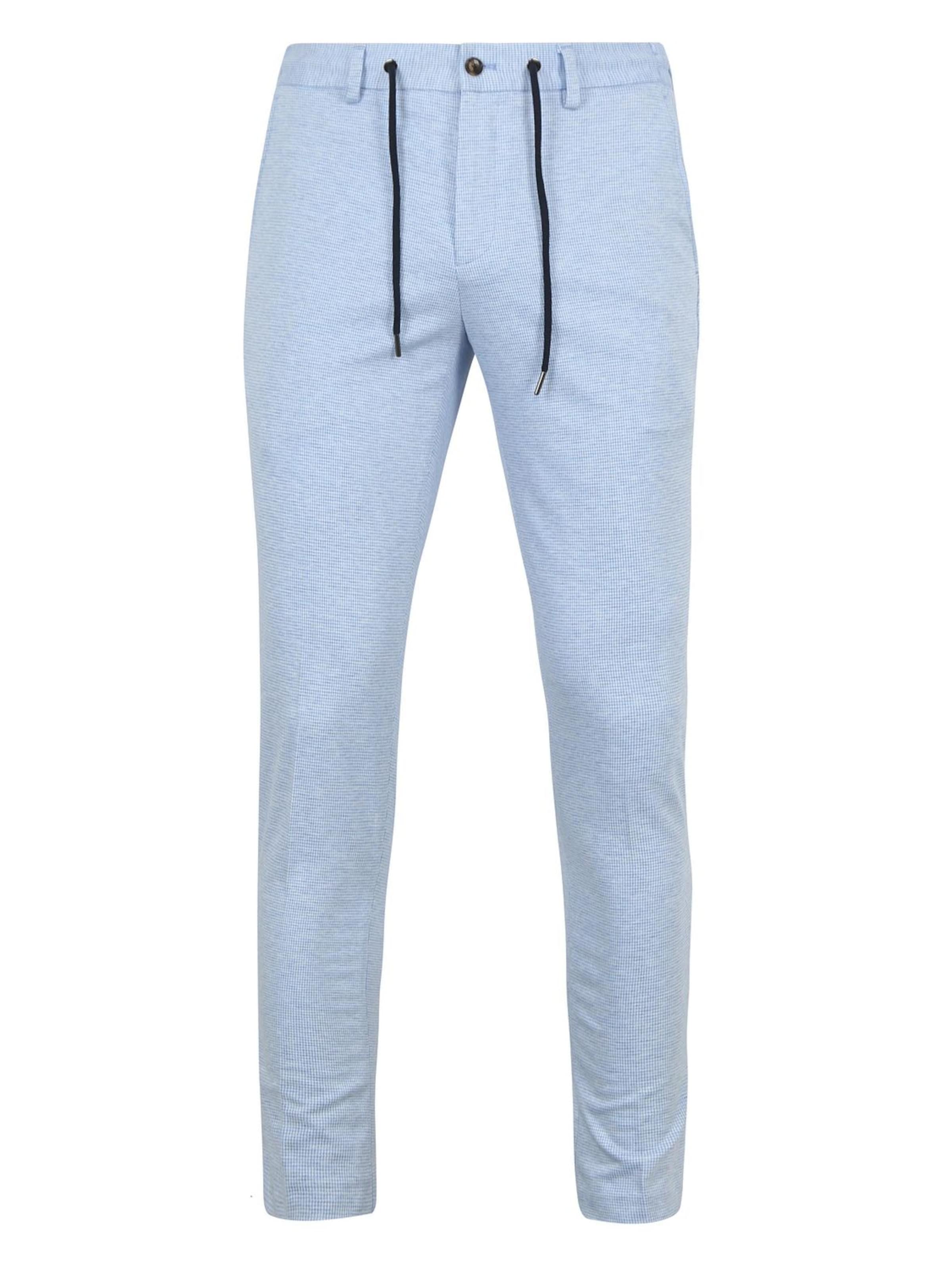 Coupe slim Pantalon à plis Suitable en bleu : devant