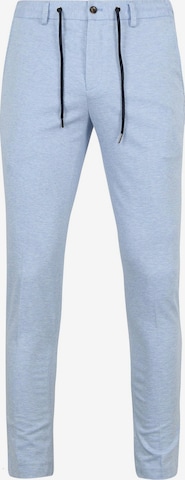 Suitable Slimfit Pantalon in Blauw: voorkant