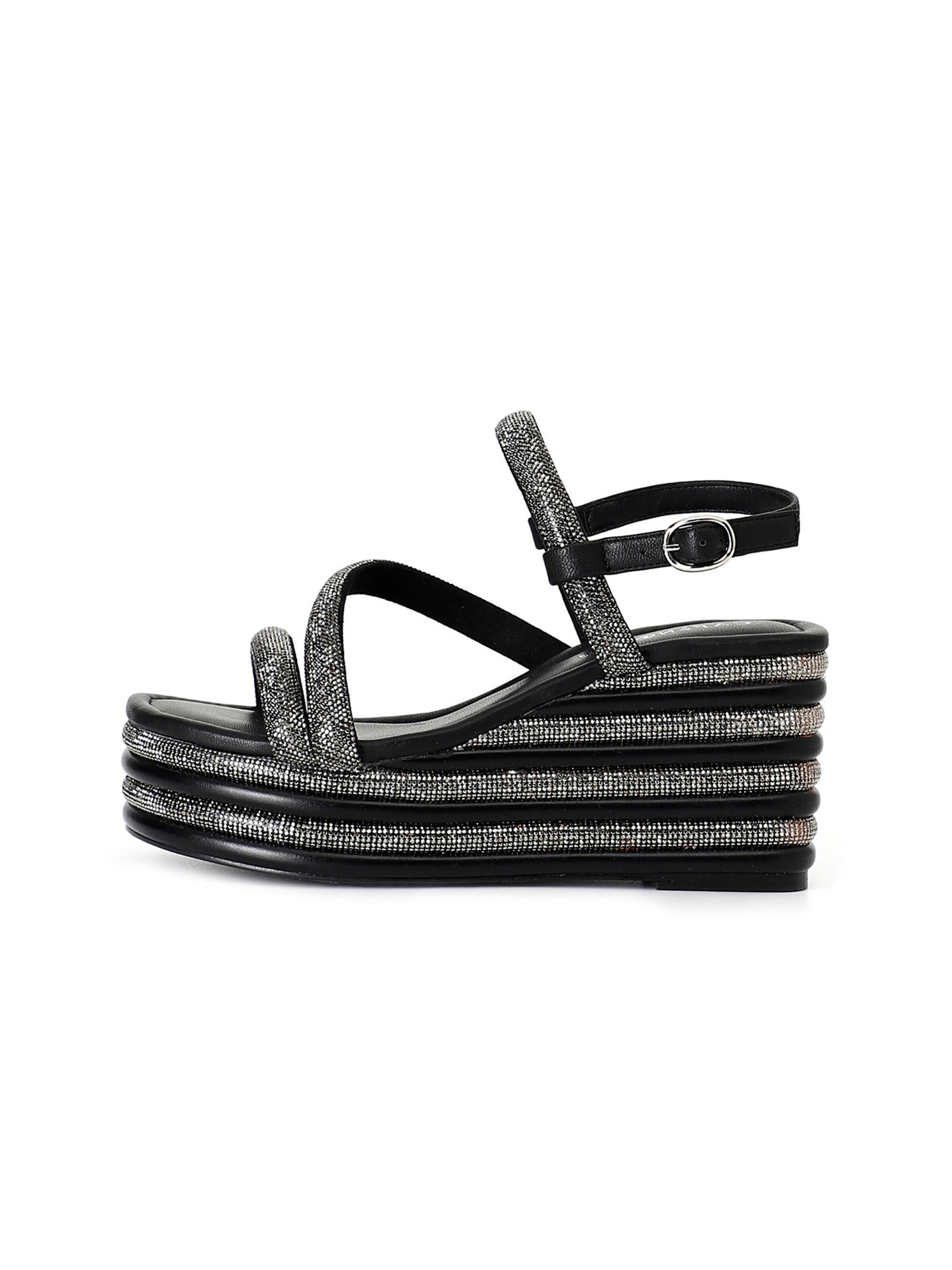 Sandalo CAFè NOIR di colore nero, Visualizzazione prodotti