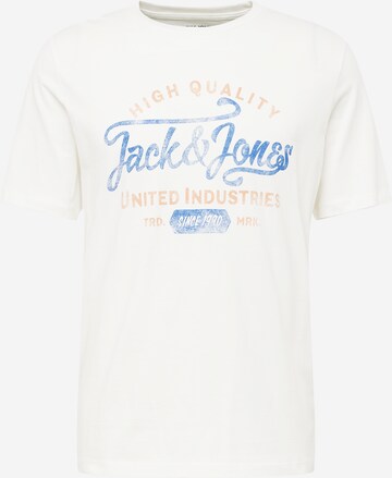 T-Shirt 'LOUIE' JACK & JONES en blanc : devant