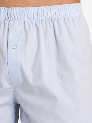 Hanro Boxer shorts 'Fancy Woven' in Blue